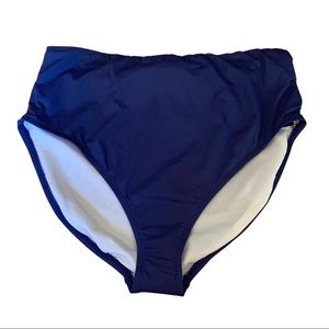 COPY - NWT Tummy Control Womens Blue Swim Bottom Bikini Size L